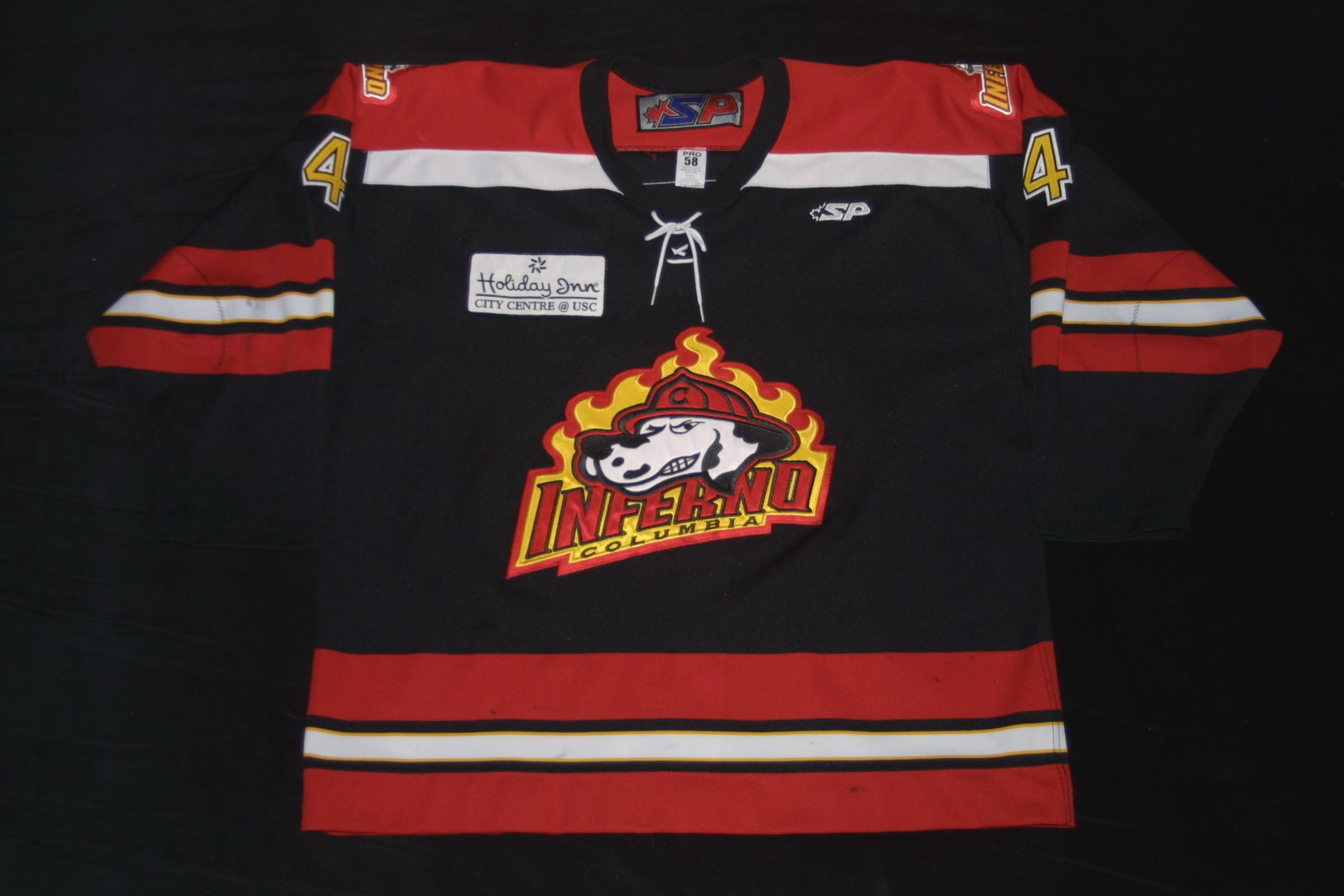 Columbia Inferno Hockey Jersey Size XL Defunct ECHL Team